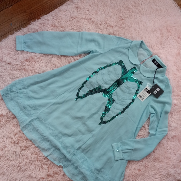 Dead Mermaid NWT Iron Fist babydoll lace dress! Pastel goth/ fairycore! - Picture 8 of 16